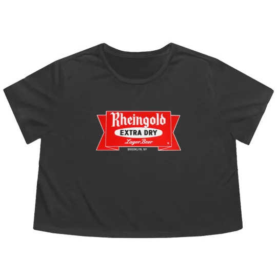 Discover Rheingold Beer - Beer - Flowy Cropped Tees