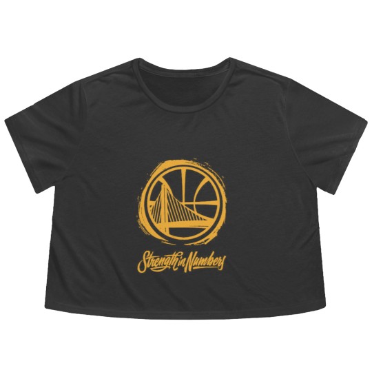 Discover strength in numbers warriors Flowy Cropped Tees