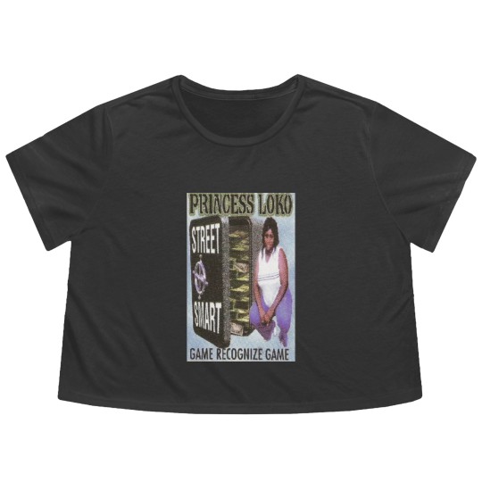 Discover Princess Loko Flowy Cropped Tees Vintage.