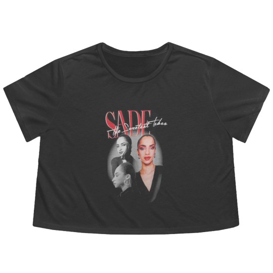 Discover Vintage Sade Flowy Cropped Tees , 90s sade Flowy Cropped Tees