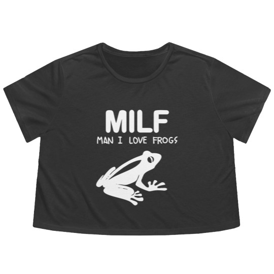 Discover man i love frogs - Man I Love Frogs - Flowy Cropped Tees
