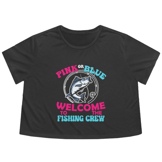 Discover Fishing Lover  Flowy Cropped Tees Fishing Lover   680 Flowy Cropped Tees