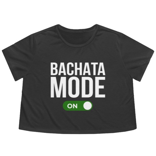 Discover Bachata on Flowy Cropped Tees