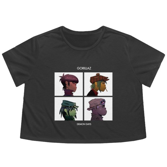 Discover Gorillaz Demon Days  Flowy Cropped Tees Flowy Cropped Tees