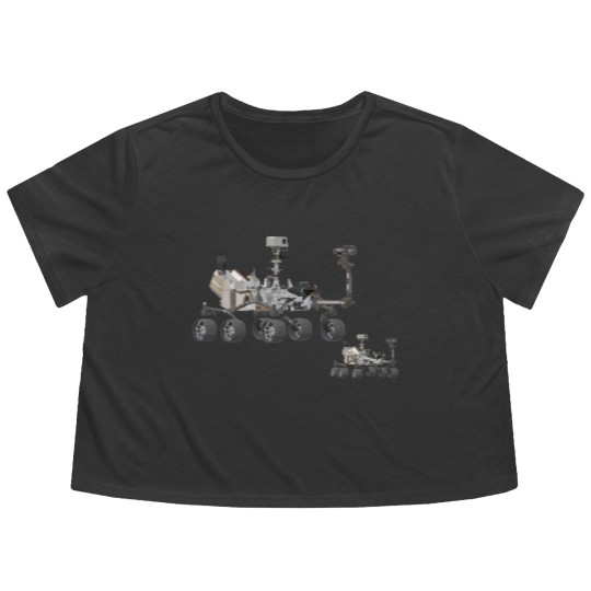 Discover mars curiosity rover Flowy Cropped Tees