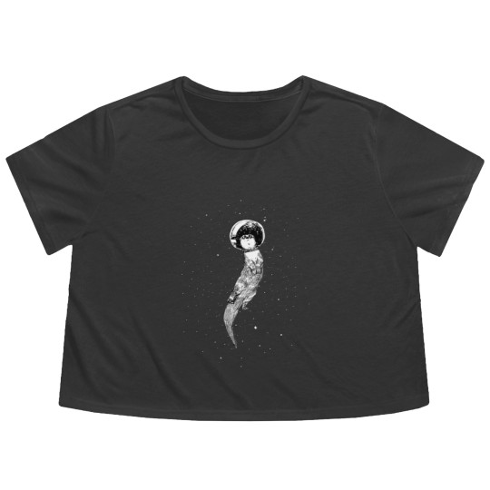 Discover Drifting in Otter Space - Drifting In Otter Space - Flowy Cropped Tees