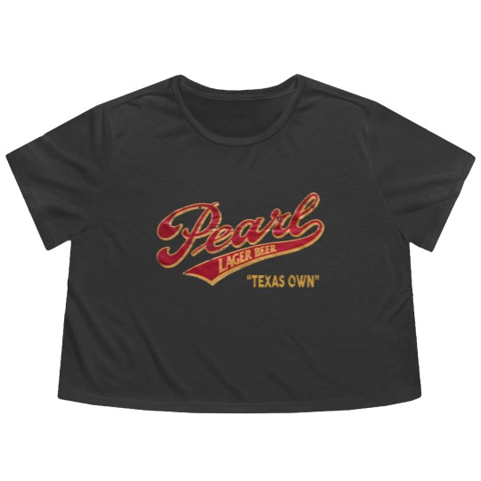 Discover Pearl Beer - Texas Beer - Flowy Cropped Tees