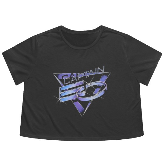Discover 1986 Vintage (v2) - Captain Eo - Flowy Cropped Tees