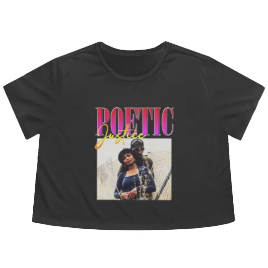 Discover Poetic Justice Flowy Cropped Tees, Poetic Justice Flowy Cropped Tees, Poetic Justice classic unisex Flowy Cropped Tees