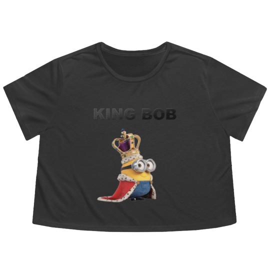 Discover KING BOB Cartoon Flowy Cropped Tees