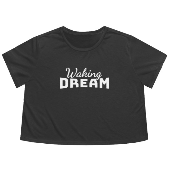 Discover Waking dream Flowy Cropped Tees