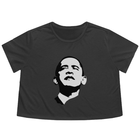 Discover Barack Obama Obama Flowy Cropped Tees Flowy Cropped Tees