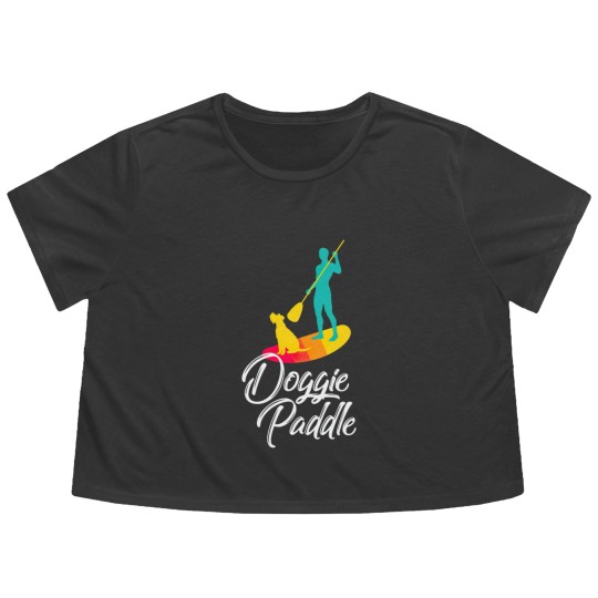 Discover Sup Dog Standup Paddle Board Gift Gift Flowy Cropped Tees Flowy Cropped Tees