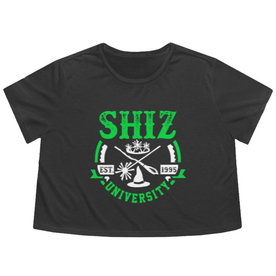 Discover Shiz University Flowy Cropped Tees