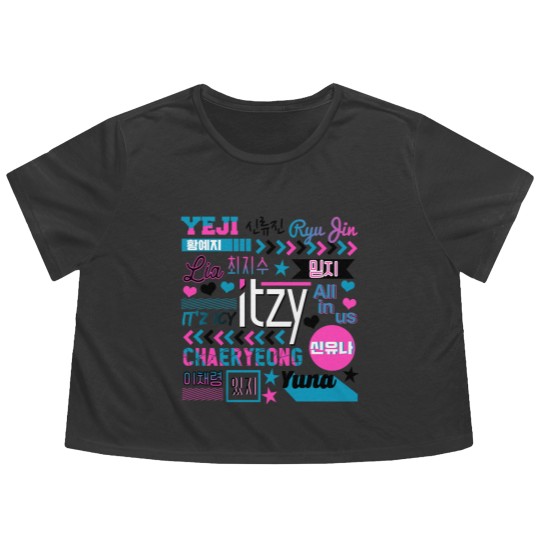 Discover Itzy Flowy Cropped Tees