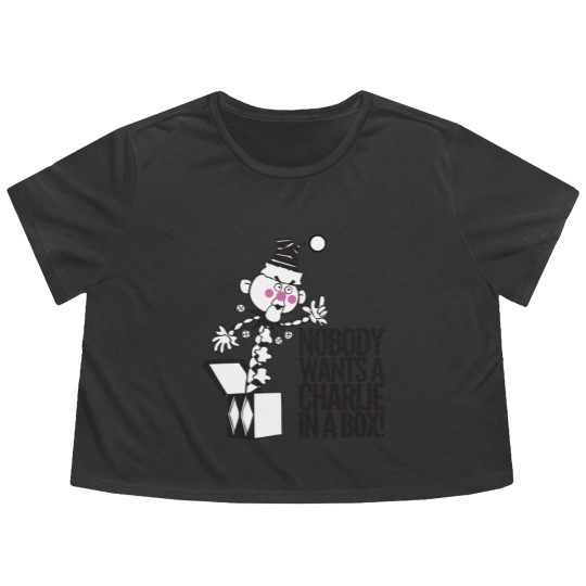 Discover Nobody wants a Charlie in a box - Rudolph The Red Nosed Reindeer - Flowy Cropped Tees