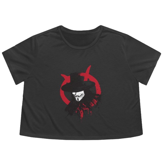 Discover Revolution is Coming - V For Vendetta - Flowy Cropped Tees