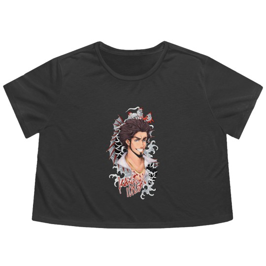 Discover Like a Dragon - Yakuza - Flowy Cropped Tees