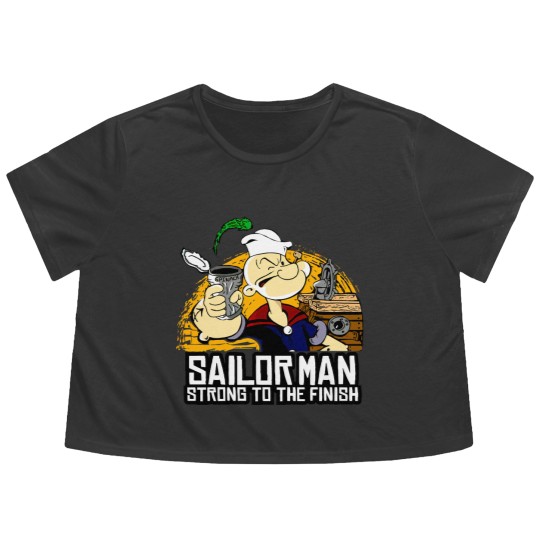 Discover SAILOR MAN REDEMPTION - Popeye - Flowy Cropped Tees