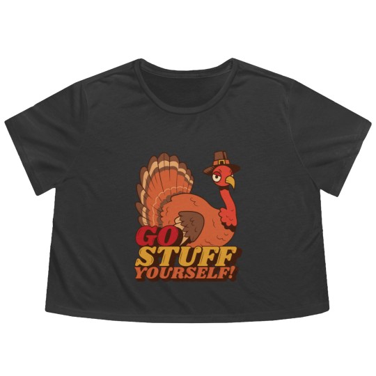 Discover Funny Thanksgiving Gifts - Thanksgiving - Flowy Cropped Tees