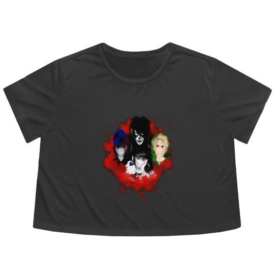 Discover Creepypasta - Creepypasta - Flowy Cropped Tees