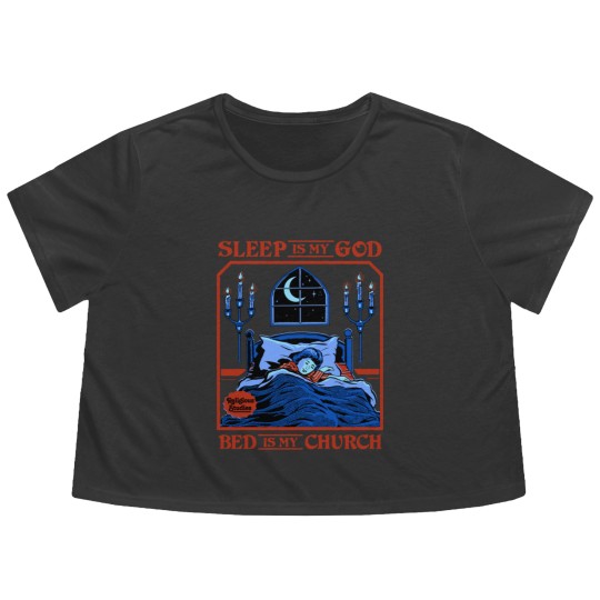 Discover Sleep is my God - Sleep - Flowy Cropped Tees