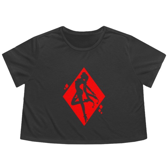 Discover Senshi Harley - Harley Quinn - Flowy Cropped Tees