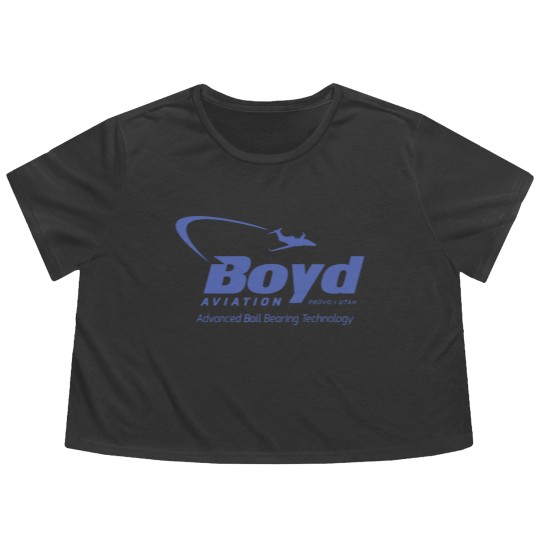 Discover Boyd Aviation - Fletch Lives - Flowy Cropped Tees