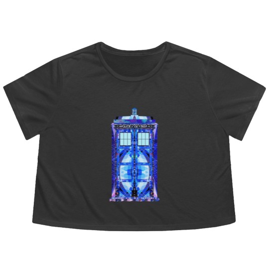 Discover Tardis - Doctor Who - Flowy Cropped Tees