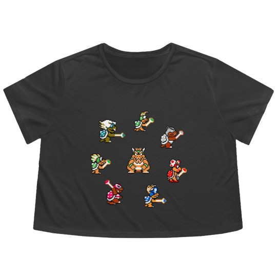Discover Koopalings Flowy Cropped Tees