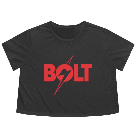 Discover bolt Flowy Cropped Tees
