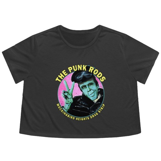 Discover Herman Munster The Punk Rods - Munsters - Flowy Cropped Tees