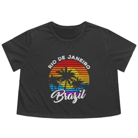 Discover Rio de Janeiro - Rio De Janeiro - Flowy Cropped Tees