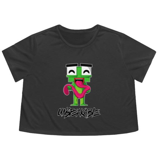 Discover Unspeakable Cartoon Art Funny Printed Painting Kids Unisex Boy Girl Flowy Cropped Tees Gift Flowy Cropped Tees