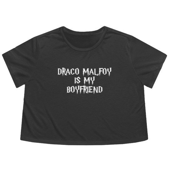 Discover draco malfoy is my boyfriend Flowy Cropped Tees