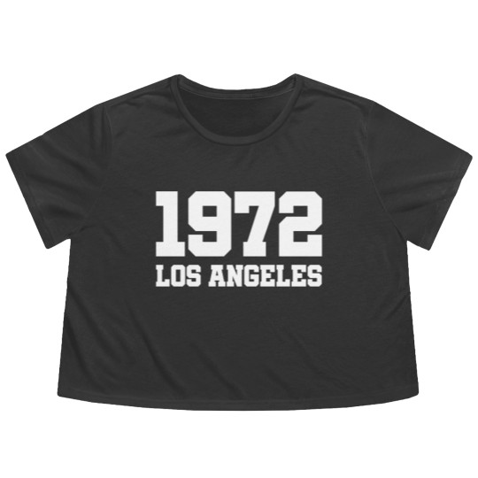 Discover 1972 Los Angeles - California - USA - West Coast Flowy Cropped Tees