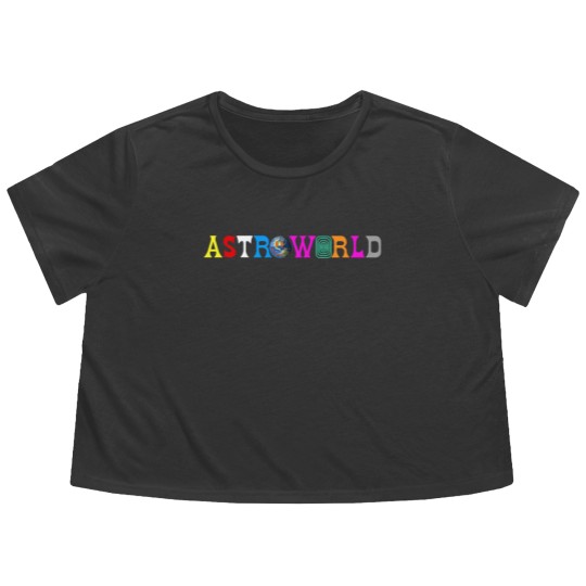 Discover Astroworld Save World Save Planet Flowy Cropped Tees