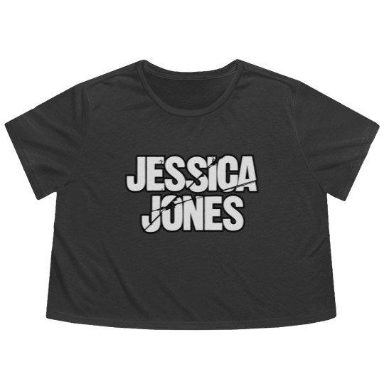 Discover Jessica Jones Logo Flowy Cropped Tees