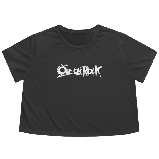Discover ONE OK ROCK BANNER (White) Flowy Cropped Tees