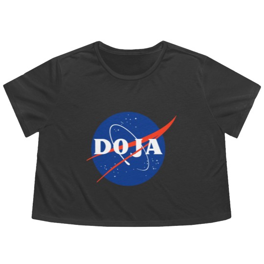 Discover Doja Cat Nasa, Flowy Cropped Tees, Fan, Planet Album, Popular Flowy Cropped Tees, Gift For Him, Her, Hip Hop Lover Flowy Cropped Tees