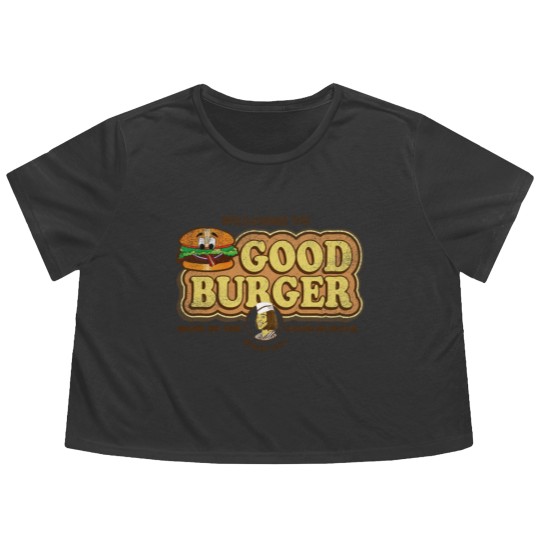 Discover Welcome to Good Burger Worn Out - Good Burger Movie - Flowy Cropped Tees
