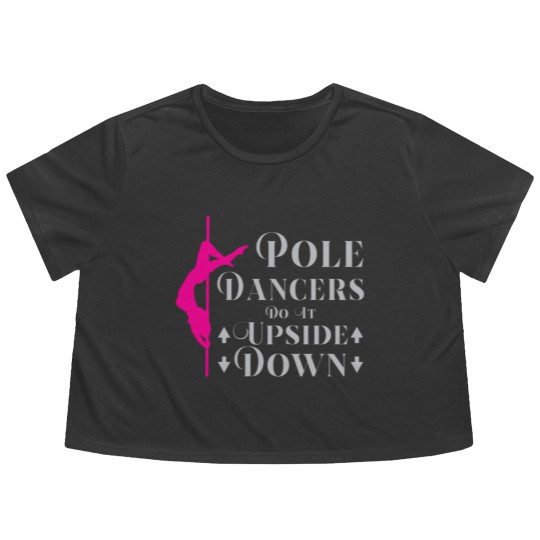Discover pole dance pole dance pole dancer hobby Flowy Cropped Tees
