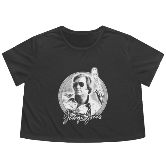 Discover George Jones / Retro Style Fan Design - George Jones - Flowy Cropped Tees