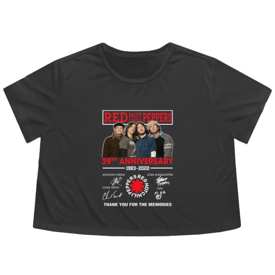 Discover Vintage Red Hot Chili Peppers By The Way Flowy Cropped Tees, Red Hot Chili Peppers Flowy Cropped Tees