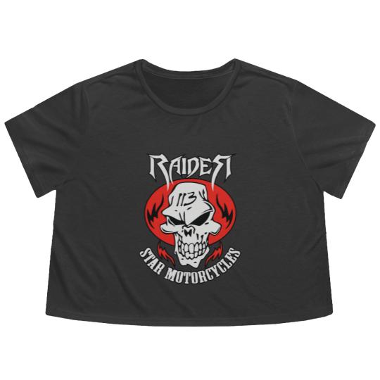 Discover Raider star Flowy Cropped Tees