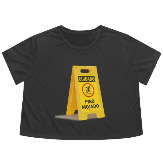 Discover wet floor Flowy Cropped Tees