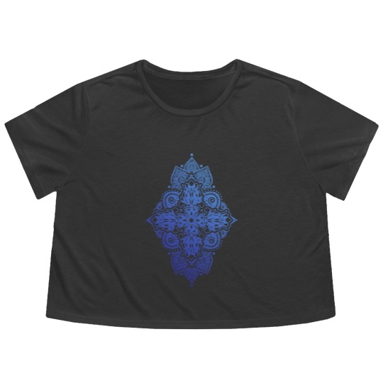 Discover Double Dorje - Vishvavajra -Vajra Flowy Cropped Tees