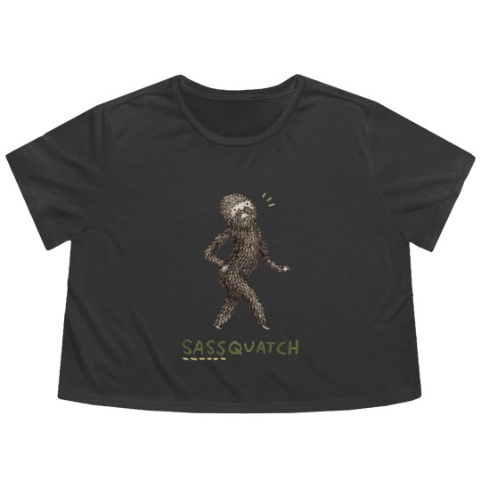 Discover Sassquatch Classic Flowy Cropped Tees