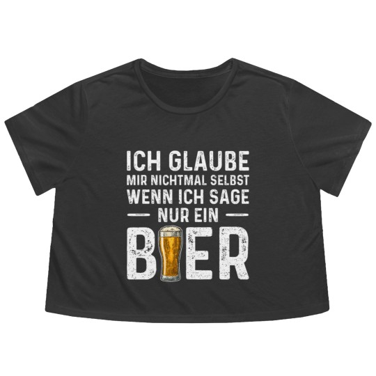 Discover Ich Glaube Mir Nichtmal Selbst Wenn Ich Sage Nur Flowy Cropped Tees