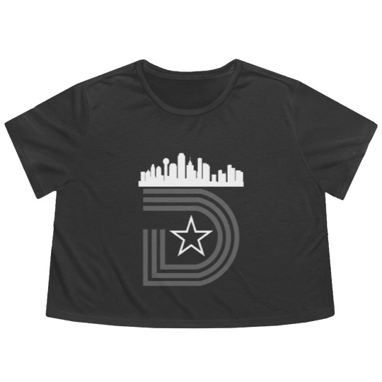 Discover Triple D Skyline (Various Colors Available) - Triple D Skyline And Mask - Flowy Cropped Tees